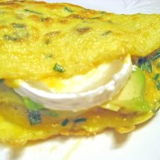 Avocado & Goat Cheese Omelet