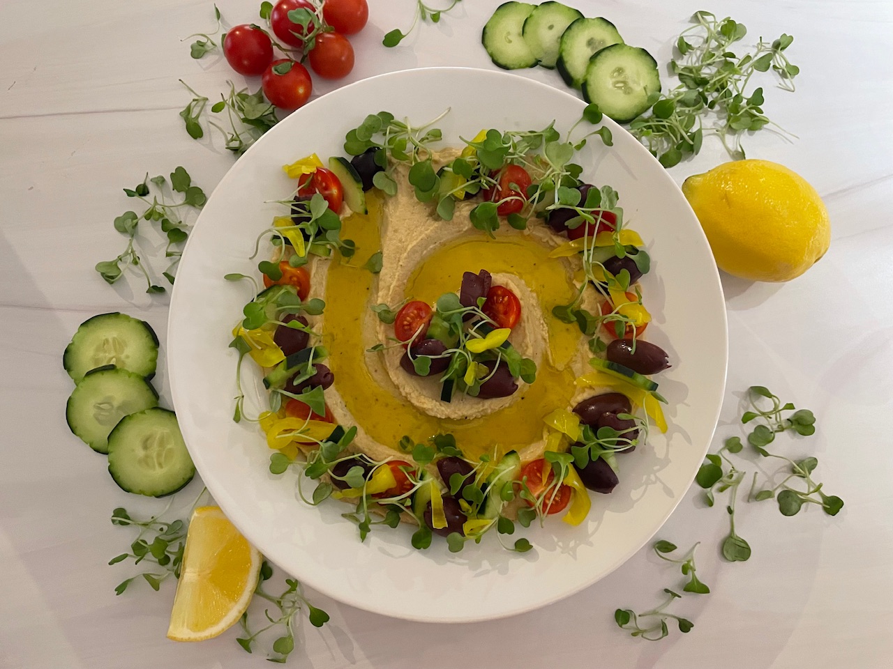 Lemon Herb Hummus