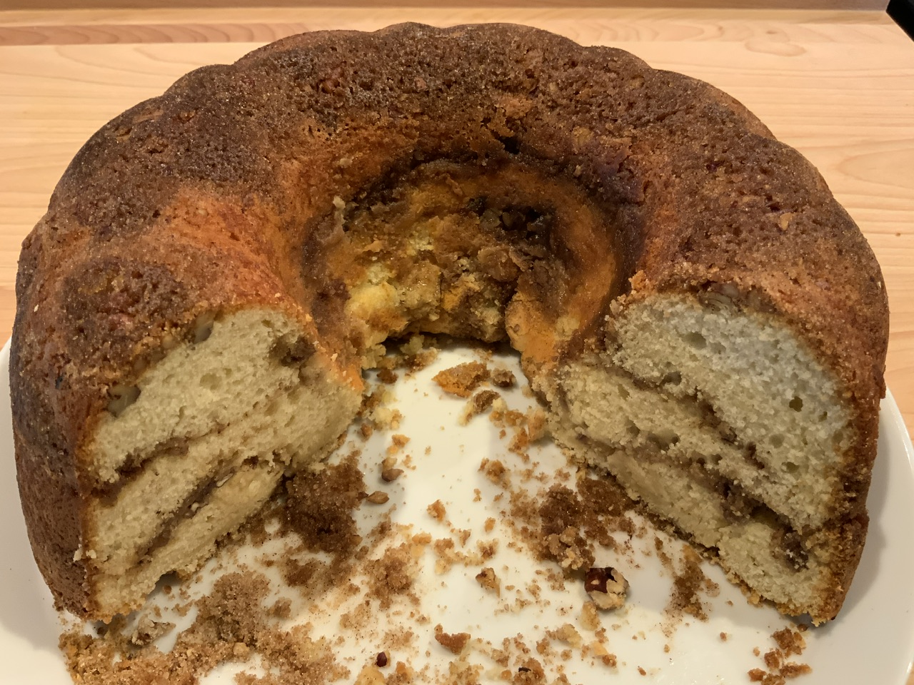 Yogurt Pecan Coffee Cake