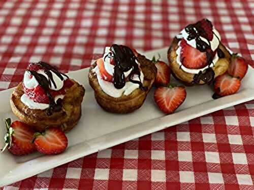 Strawberry Shortcake Popovers