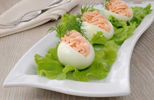 Salmon Pate Stuffed Eggs - Creamy, Tasty and an Easy Crowd Pleaser