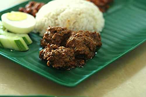 Beef Rendang Malaysian Style