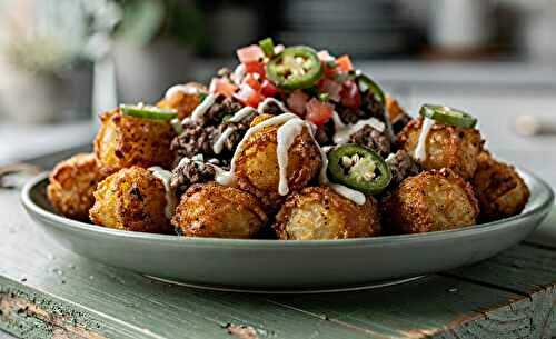 Carne Asada Tater Tots