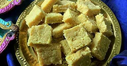 7 cup Burfi / 7 Cup Cake - Video recipe 