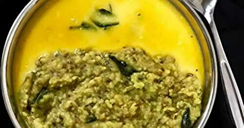 Gujarati Khichdi & Kadhi recipe 