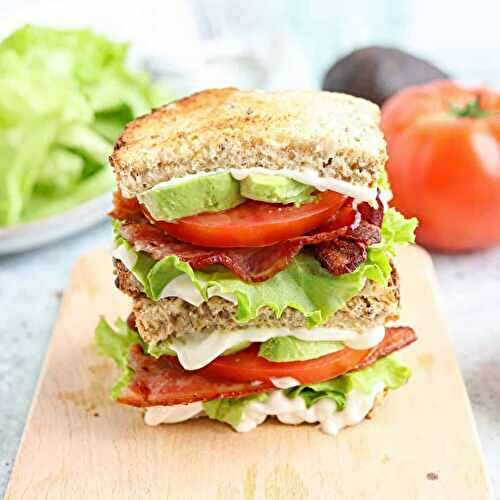 BLAT Sandwich (Bacon Lettuce Avocado Tomato)