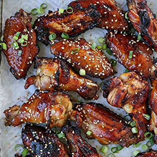 Sticky Ginger Soy Chicken Wings