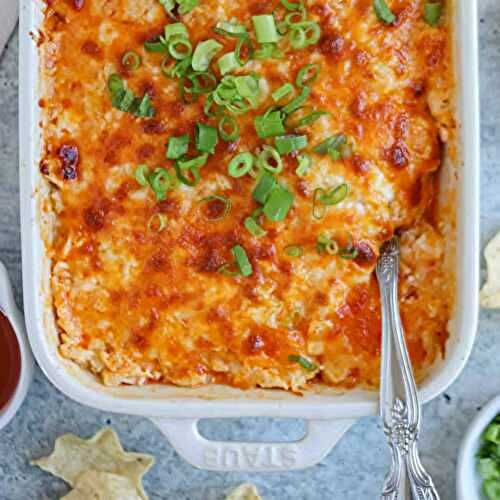 Cottage Cheese Buffalo Chicken Dip