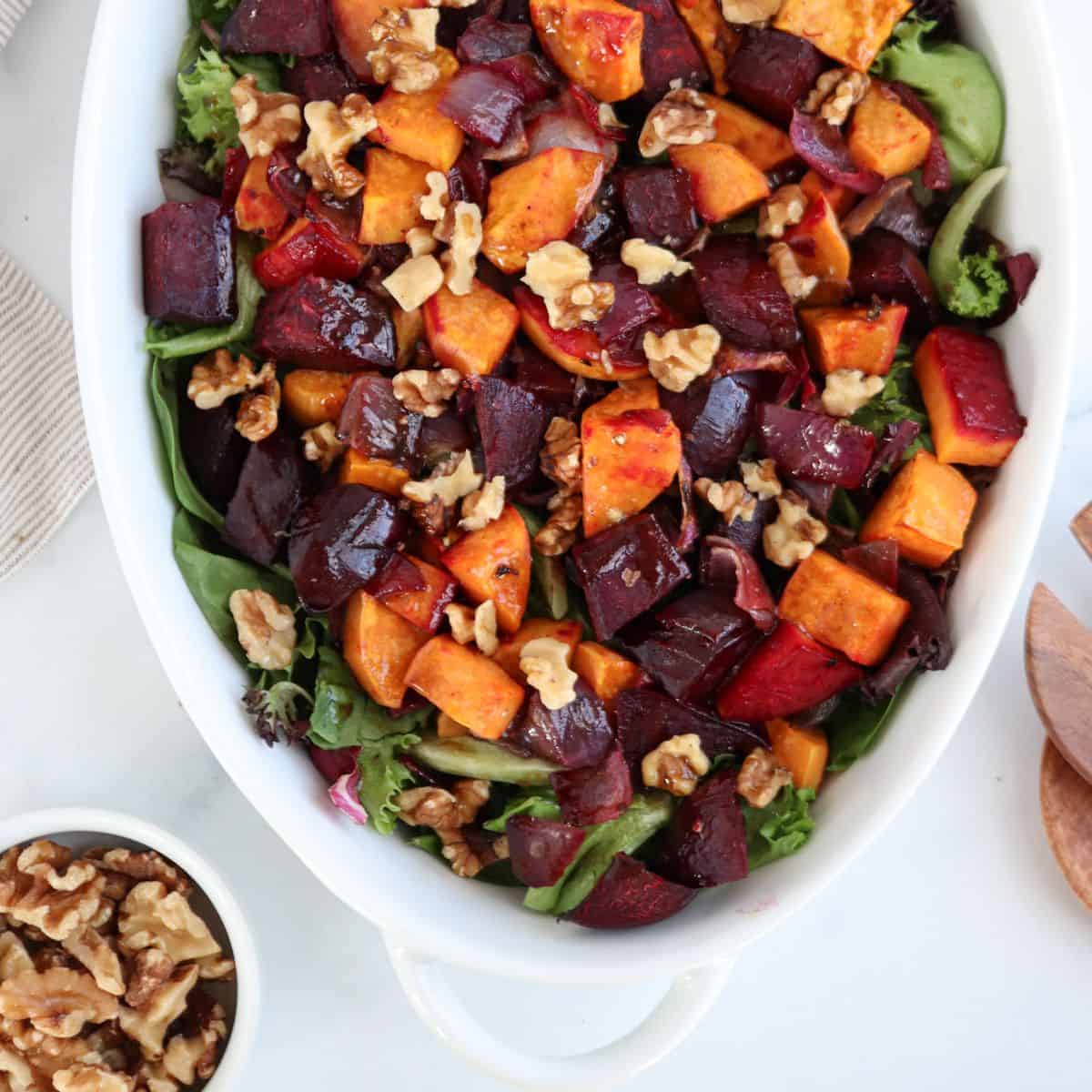 Roasted Beet and Sweet Potato Salad