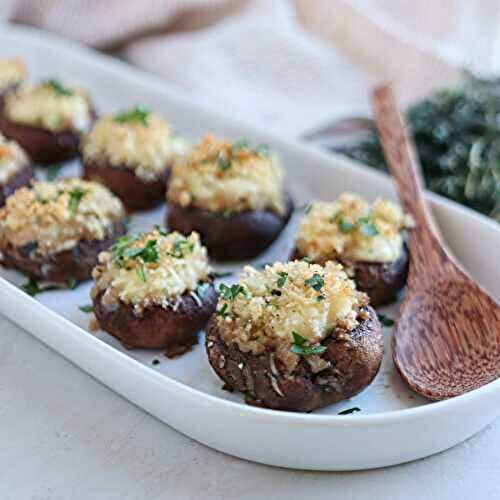 Boursin Stuffed Mushrooms