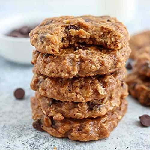 Peanut Butter Banana Oatmeal Cookies