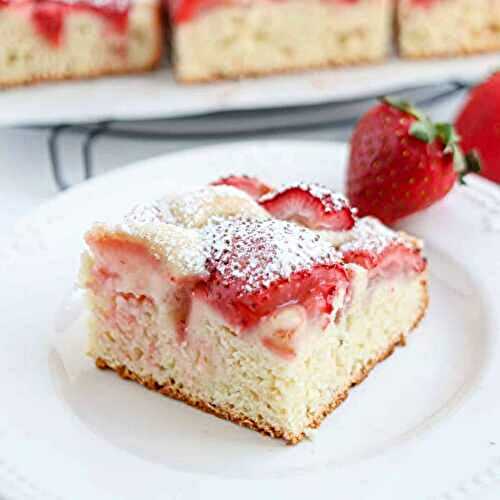 Strawberry Yogurt Cake