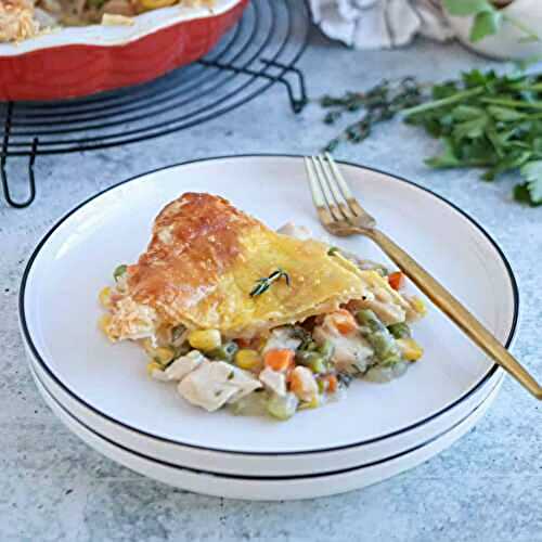 Turkey Pot Pie with Puff Pastry