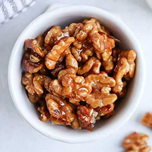 Honey Glazed Walnuts