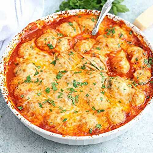 Chicken Parm Meatballs