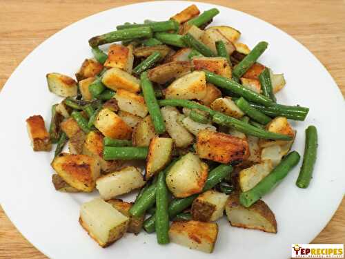 Skillet Potatoes and Green Beans