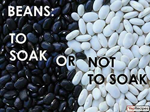 Beans: To Soak or Not to Soak