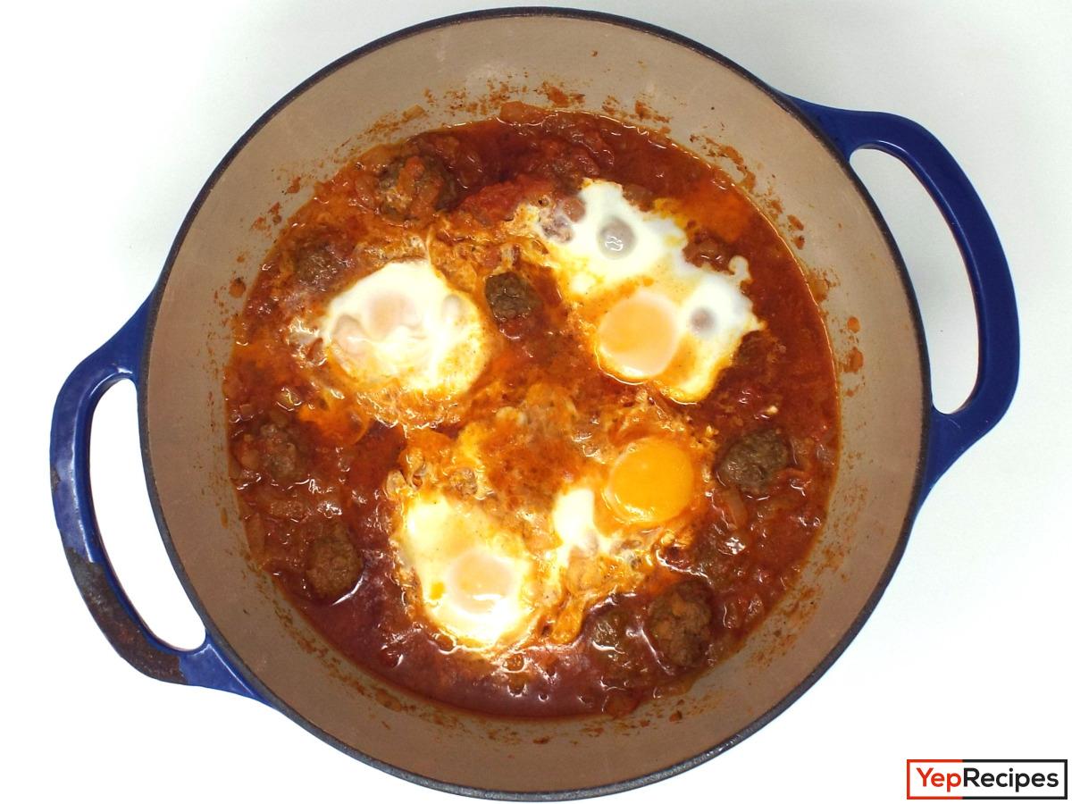 Kefta Tagine with Poached Eggs