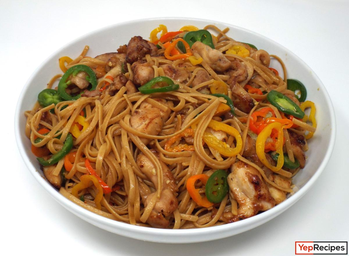 Chicken and Pepper Noodles