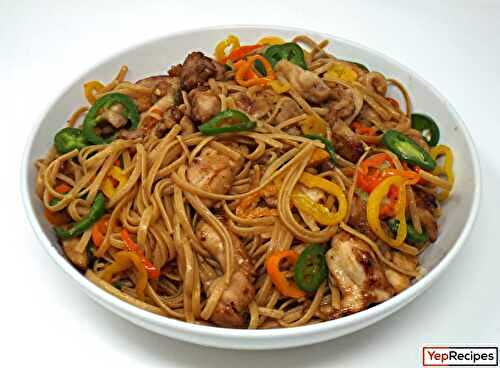 Chicken and Pepper Noodles