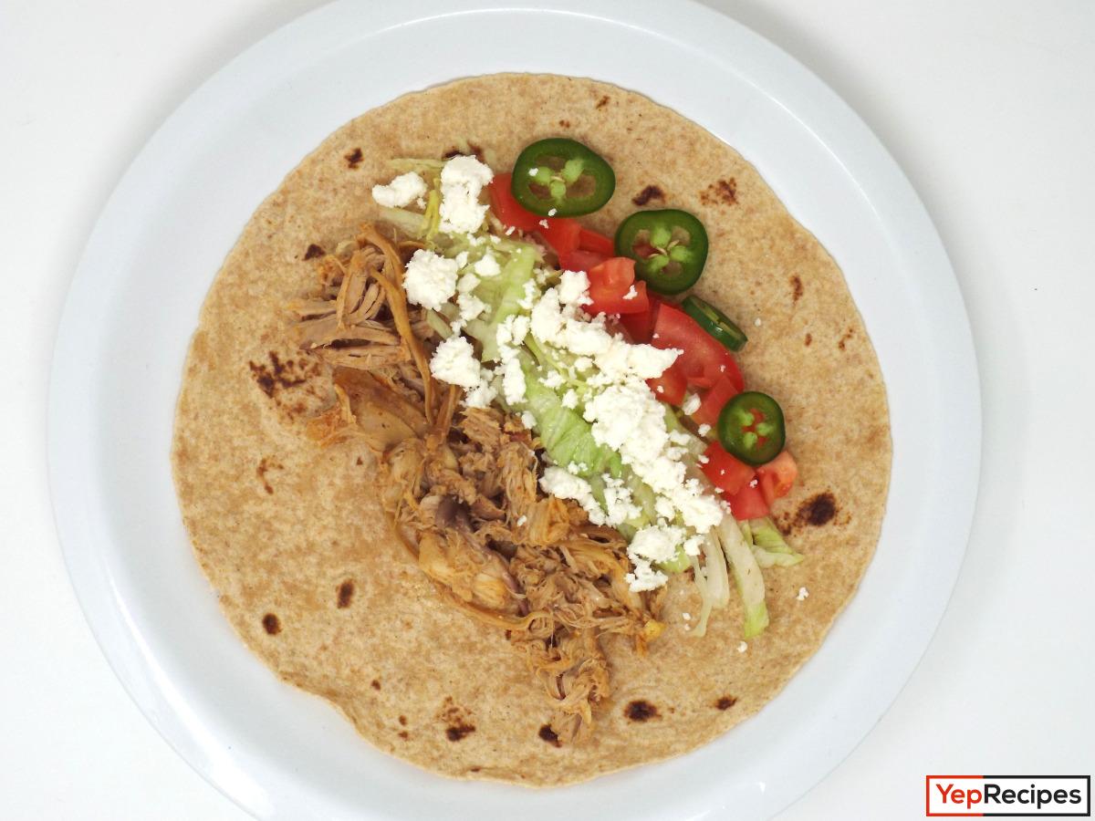 Easy Slow Cooker Chicken Soft Tacos