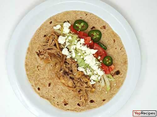 Easy Slow Cooker Chicken Soft Tacos