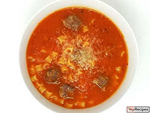 Mini Meatball Tomato Soup