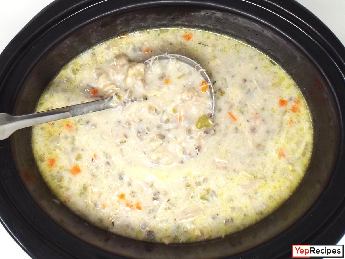 Slow Cooker Chicken and Wild Rice Soup