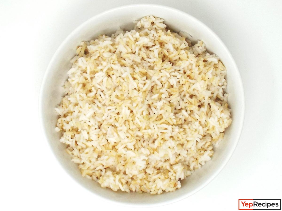 Brown and White Rice Blend