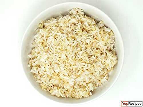 Brown and White Rice Blend