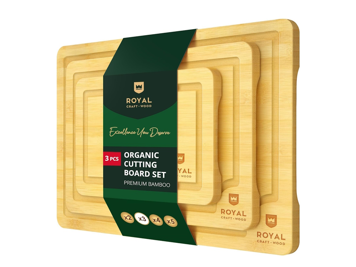 Royal Bamboo Cutting Board Set