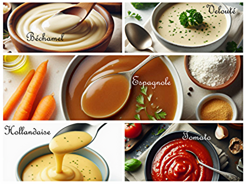 The Five Mother Sauces of French Cuisine