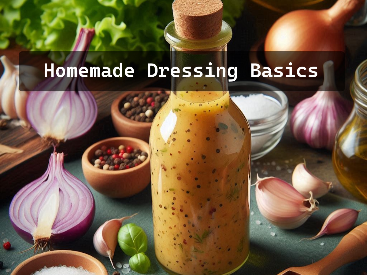 The Basics of Creating a Homemade Vinaigrette Dressing