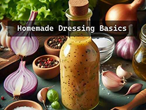 The Basics of Creating a Homemade Vinaigrette Dressing