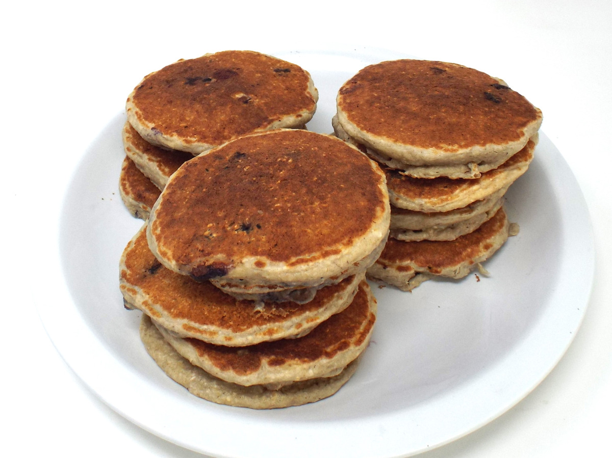 Blueberry and Ricotta Oat Pancakes