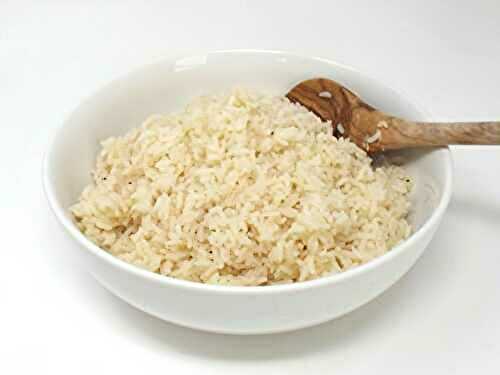 Garlic and Onion Steamed Rice