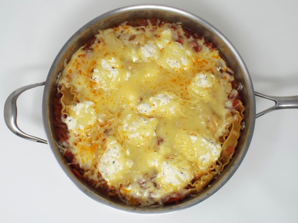 Skillet Beef Lasagna