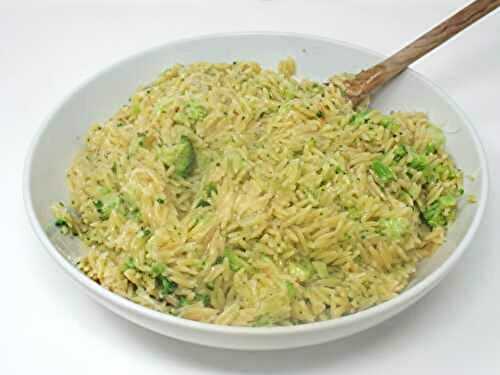 Broccoli and Parmesan Orzo