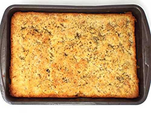 Quick and Easy Dried Herb Focaccia Bread