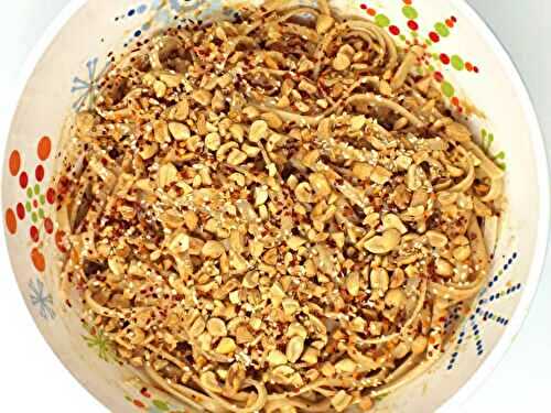 Spicy Sesame Peanut Noodles