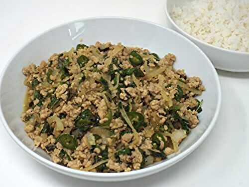 Chicken Pad Krapow (Thai Basil Stir-Fry)