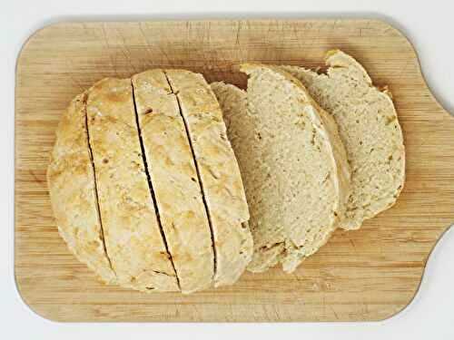 Quick No Yeast No Knead Rustic White Bread