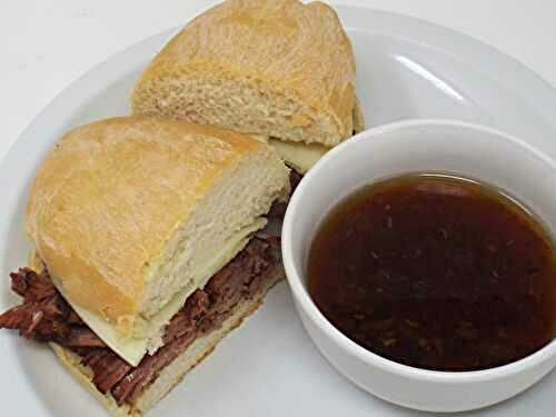 Slow Cooker French Dip Sandwiches with Au Jus