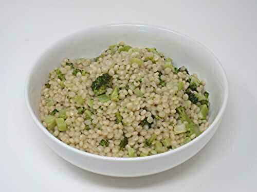 Easy Broccoli and Garlic Couscous
