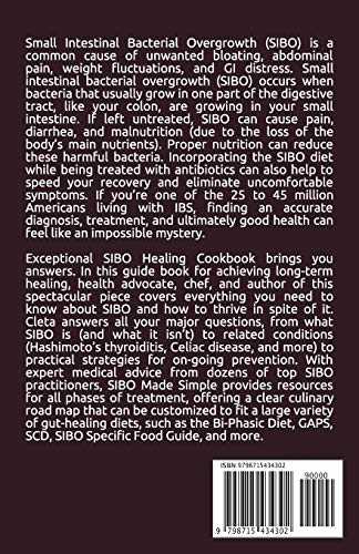 EXCEPTIONAL SIBO HEALING COOKBOOK: Food Recipes Designed to Help Heal the Gastritis, Intestinal Candida and Other Internal Health Issues